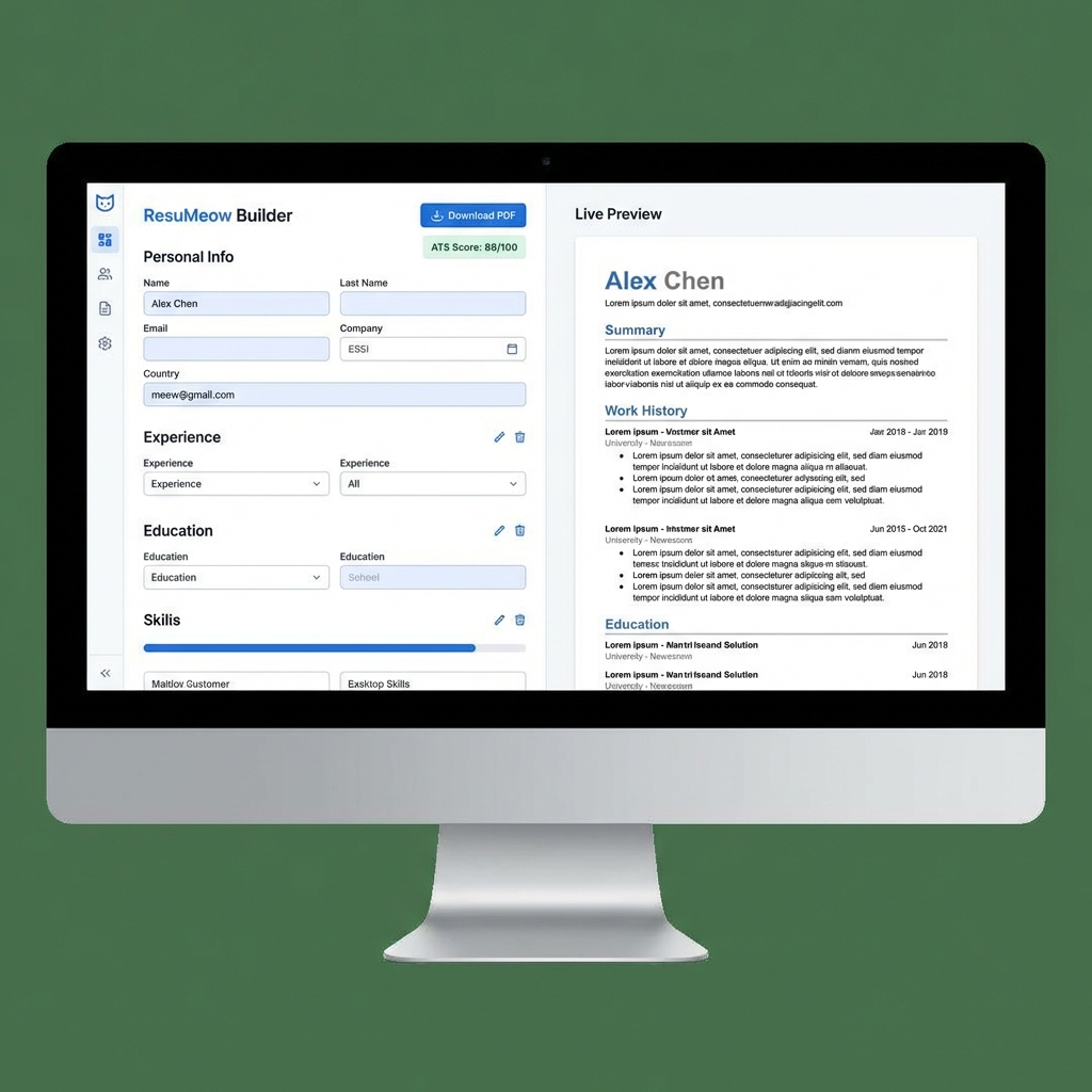 ResuMeow - ATS Resume Builder